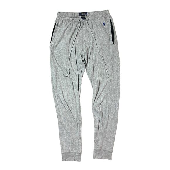 Polo Ralph Lauren Pajama Mens Small Grey Sleepwear Lounge Luxury Jogger Pants - Picture 1 of 9